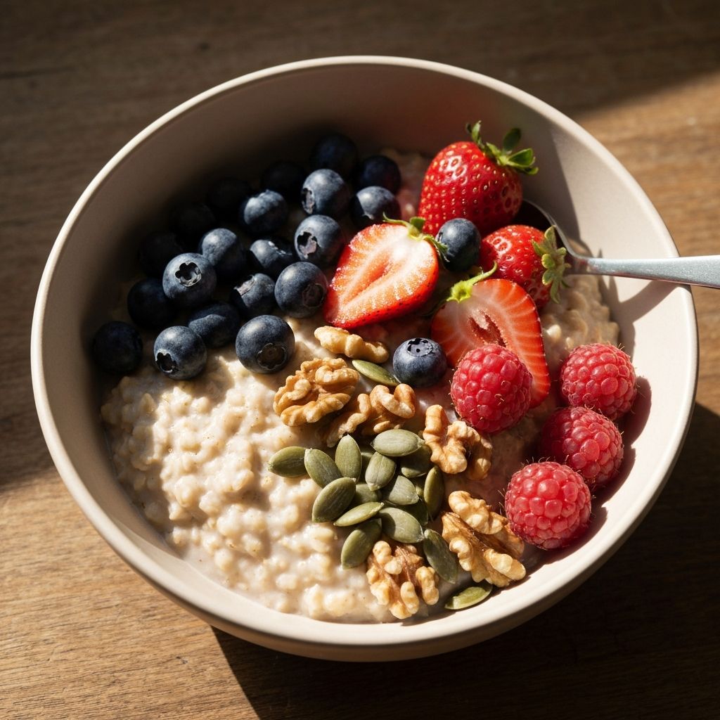 Healthy breakfast bowl